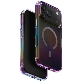 Uniq Iridescia Phone Case Cover iPhone 17 Pro Magclick Charging - Multicolor