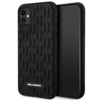 Apple iPhone 11 6.1'' Karl Lagerfeld 3D Monogram Cover Case, Black | Telefona Vāciņš Maciņš Apvalks Bampers