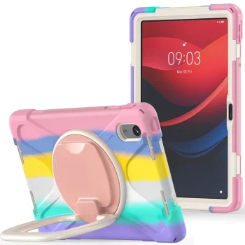 Lenovo Tab M11 11'' (TB-330FU) Tech-Protect X-Armor Hard Case Cover, Pink and Blue | Planšetes Planšetdatora...