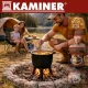 Kaminer 8L emaljēts čuguna katls ugunskuram, melns