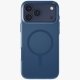 Uniq Clario Magclick uzlādes aizmugurējais vāciņš iPhone 17 Pro Max – zils | Phone Case Cover