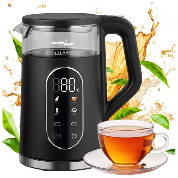 Greenblue GB670 B Elektriskais tējkanna 1.7L 2200W Melna