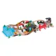 Koka vilcienu pilsētiņa 100 gab. RK-879 Ricokids | Wooden Train Town