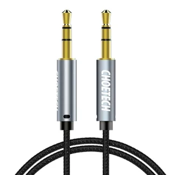 Choetech audio kabelis 3.5mm AUX, M-M, 1.2m, melns