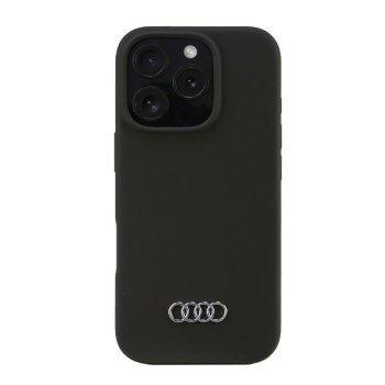 Audi silikona vāciņš Apple iPhone 16 Pro, melns