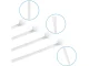 Cable Ties 2.5x100 mm, 100 pcs, White