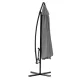 MultiGarden 3m Cantilever Patio Umbrella with Tilt & Crank, Grey