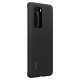 Original Huawei P40 Pro (ELS-N04) Protective PU Case Cover, Black | Oriģināls Telefona Maciņš Vāciņš Apvalks