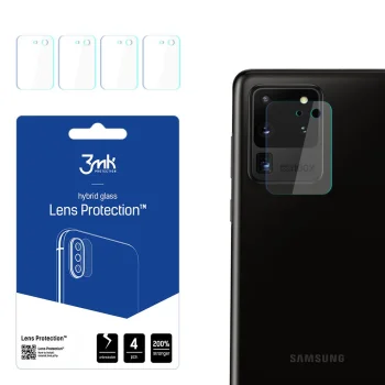 Samsung Galaxy S20 Ultra 5G Защитное Стекло для Задней Камеры, 4 шт. | 3MK Lens...
