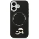 Karl Lagerfeld iPhone 17 Case MagSafe PU Karl & Choupette Pins, Black