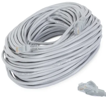 LAN Network Cable Cat5e RJ45 UTP Ethernet 30m, Grey