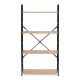 Modernhome CWJ6024112LG WILD OA koka plaukts, 4 plaukti, Loft stils