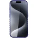 Чехол Audi для iPhone 15 Pro Max IML Big Logo MagSafe, синий