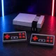 Игровая ретро-консоль для ТВ с 620 играми и 2 джойстиками, Серая