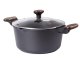 8-Piece Pots and Pans Set with Non-Stick Coating, Black