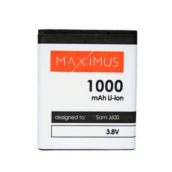 Maxximus Battery for Samsung J600 M600 S8300 C3050 B3310 S7350 1000mAh