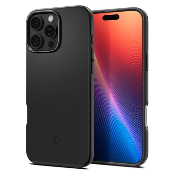 Spigen Thin Fit MagSafe maciņš iPhone 16 Pro Max - Melns | Phone Case Cover Black