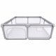 Foldable Baby Playpen - Play Area, 180x200 cm, Grey