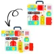 Montessori Sensory Busy Board - Kitchen in a Suitcase, with Sound and Light