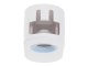 Automatic Toothpaste Dispenser Squeezer Toothbrush Holder, White