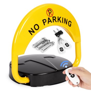Multistore tālvadības autostāvvietas barjera ar signalizāciju, 40 cm