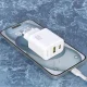 Сетевое зарядное устройство Dudao A27MaxCEU PD QC 35W USB-A USB-C с кабелем USB-C,...