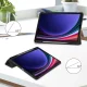 Samsung Galaxy Tab S9+ Plus (SM-X810, SM-X816B) Tech-Protect SC Pen Protective Cover Case, Black | Planšetes Vāciņš...