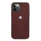 Чехол BMW для iPhone 12 Pro Max Curve Perforate, красный