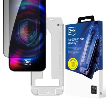 3mk Hardglass Max Privātuma Ekrāna Aizsargs priekš iPhone 15 Pro | Privacy Screen Protector