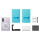 Samsung Clear Magnet Case vāciņš priekš Galaxy Z Fold 8 ar MagSafe un 2 plēvēm, caurspīdīgs
