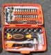 Instrumentu komplekts ar Torx uzgaļiem un muciņām 5-14mm, 38 daļas