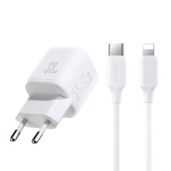 Сетевое зарядное устройство USB Joyroom JR-TG7 33 Вт 2 порта + кабель Lightning