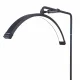 LED pusmēness lampa 40W skaistumkopšanas meistariem, melna