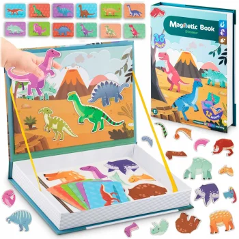 Ricokids magnētiskā puzle-grāmata Dinozauri RK-770