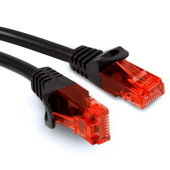 Maclean MCTV-741 UTP Cat6 tīkla kabelis, 20m, Melns