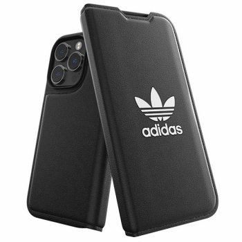 Adidas iPhone 14 Pro atverams vāciņš maciņš grāmatiņa OR Booklet Basic, melns