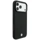 Чехол BMW Kevlar Metal Logo MagSafe для iPhone 18 Pro / 17 Pro, черный