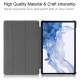 Samsung Galaxy Tab S9 (SM-X710, SM-X716B) Trifold Stand PU Leather Cover Case, Black | Чехол Книжка для...