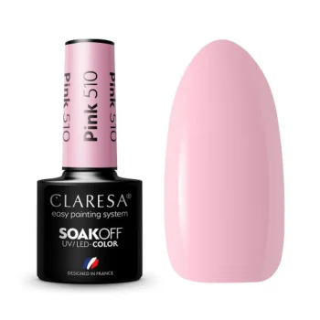Claresa Pink 510 gēla laka, 5g