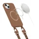 Чехол Tech-Protect для iPhone 14 MagNecklace MagSafe, коричневый