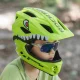 Детский шлем Rockbros TT-32003 Shark со съемной челюстью, S (48-52 см), зеленый