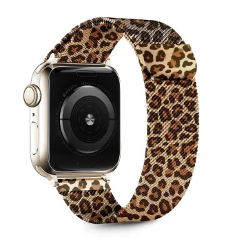 Tech-Protect Lamano Watch Strap for Apple Watch 40 / 41 / 42 mm, Brown and Black