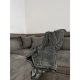 Ruhhy 00022695 mīksts un biezs pleds 160x200 cm, pelēks
