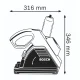 Mūra frēze Bosch GNF 35 CA Professional, 1400 W ar koferi