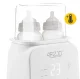 4FIZJO TWIN Double Bottle Warmer and Sterilizer, White