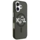 Karl Lagerfeld IML Glitter Karl & Choupette Sketch Logo MagSafe iPhone 17 aizsargvāciņš – melns | Phone Case Cover