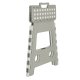 Folding Anti-slip Step Stool for Kitchen or Bathroom, 39cm, Light gray