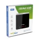 GreenBlue GB171 digitālie virtuves svari, 5kg/1g, Melni