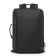 Wozinsky Premium 15.6\" Laptop Backpack and Shoulder Bag with Strap, Black