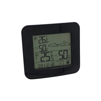 Mebus 40715 bezvadu meteoroloģiskā stacija melna
